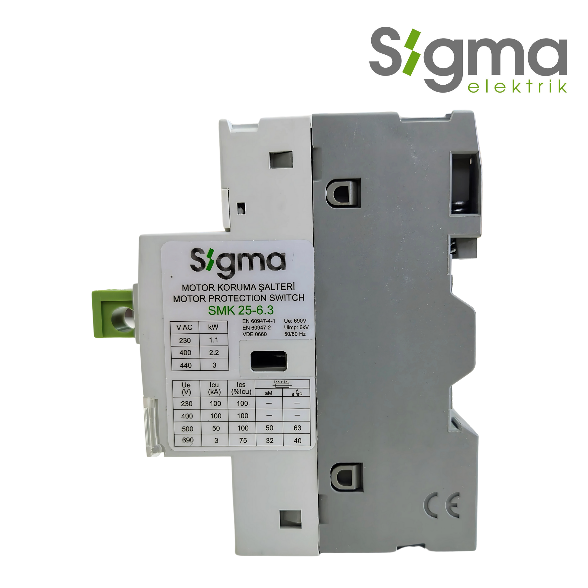 GUARDA MOTOR 4-6.3A│SMK25-6.3