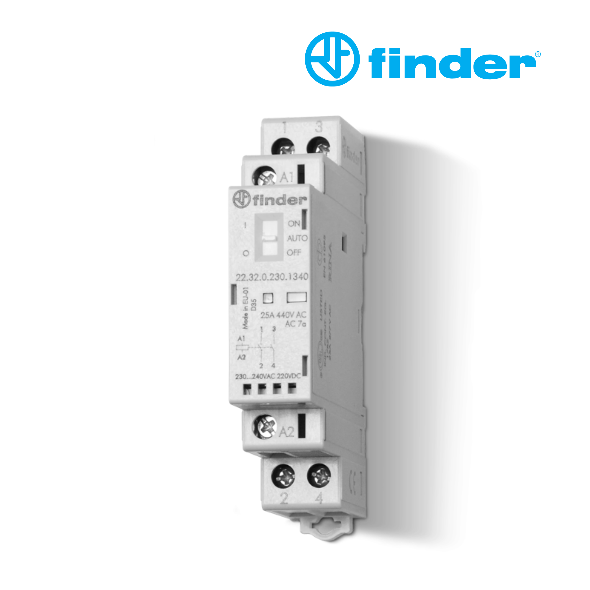 CONTACTOR MODULAR 25A DE 2 CONTACTOS│SERIE 22.32