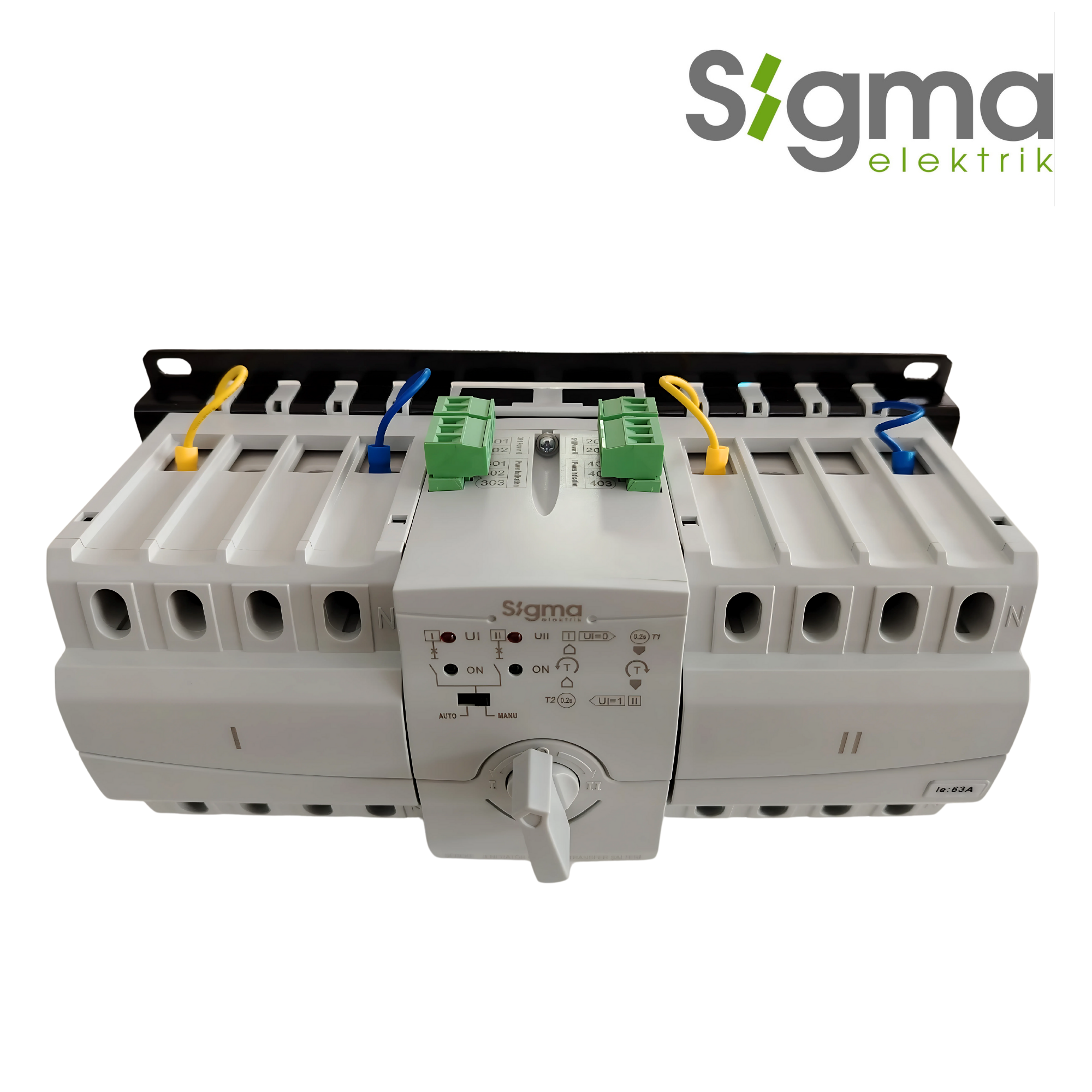 INTERRUPTOR DE TRANSFERENCIA AUTOMÁTICA 4P 63A│SATS-63│SIGMA ELEKTRIK