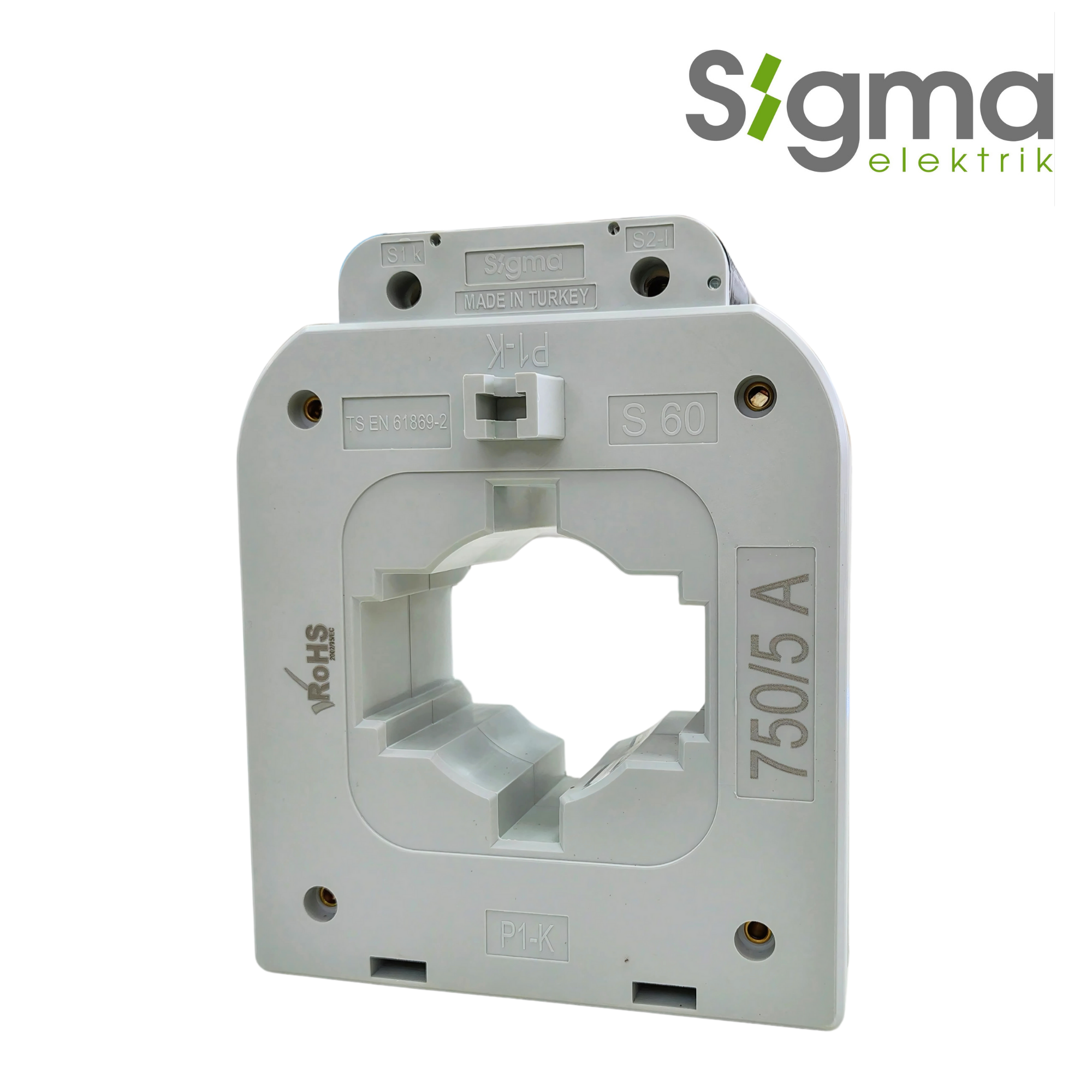TRANSFORMADOR DE CORRIENTE 750/5A CLASE 0.5│SS6007500505│SIGMA ELEKTRIK