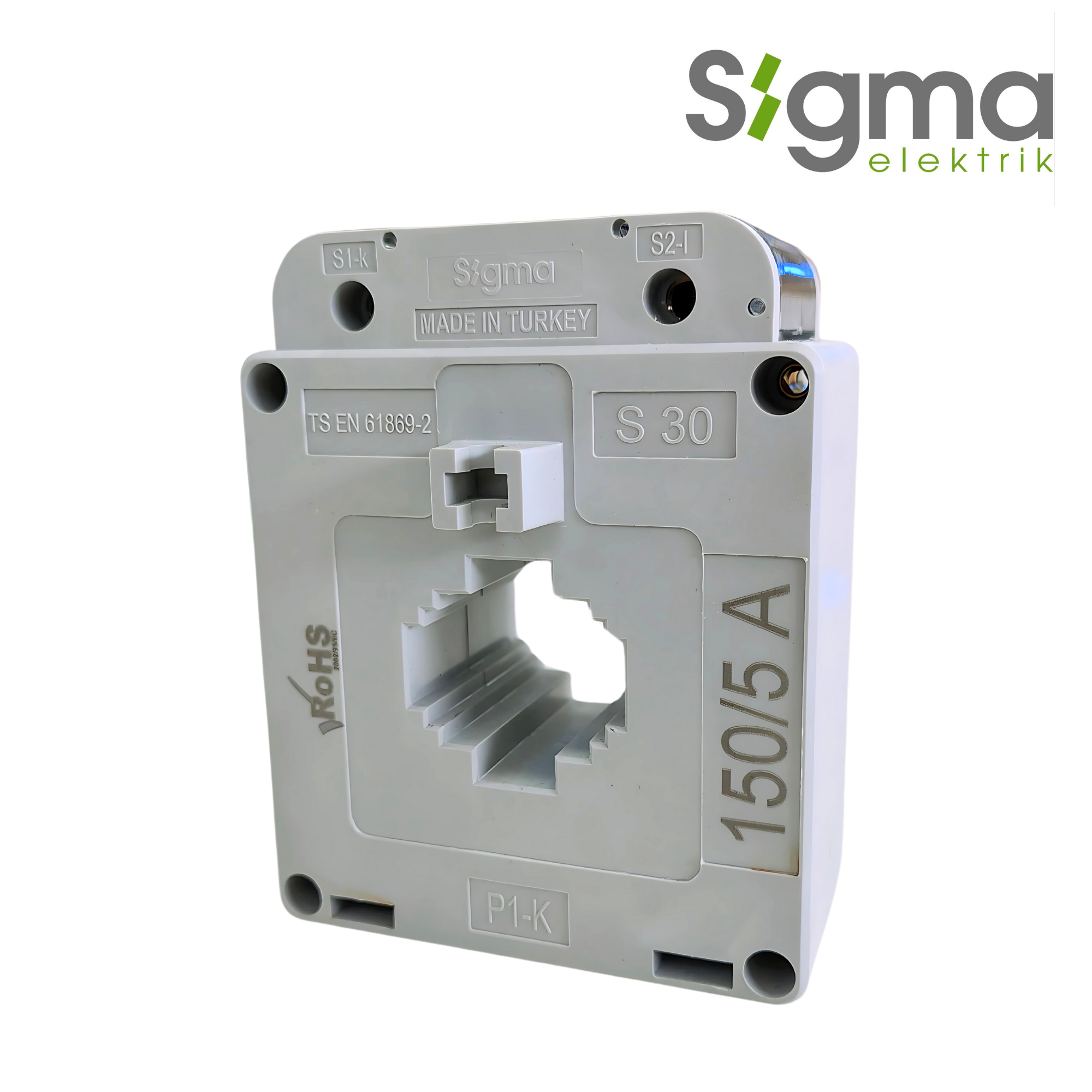 TRANSFORMADOR DE CORRIENTE 150/5A CLASE 0.5│SERIE S30│SIGMA ELEKTRIK