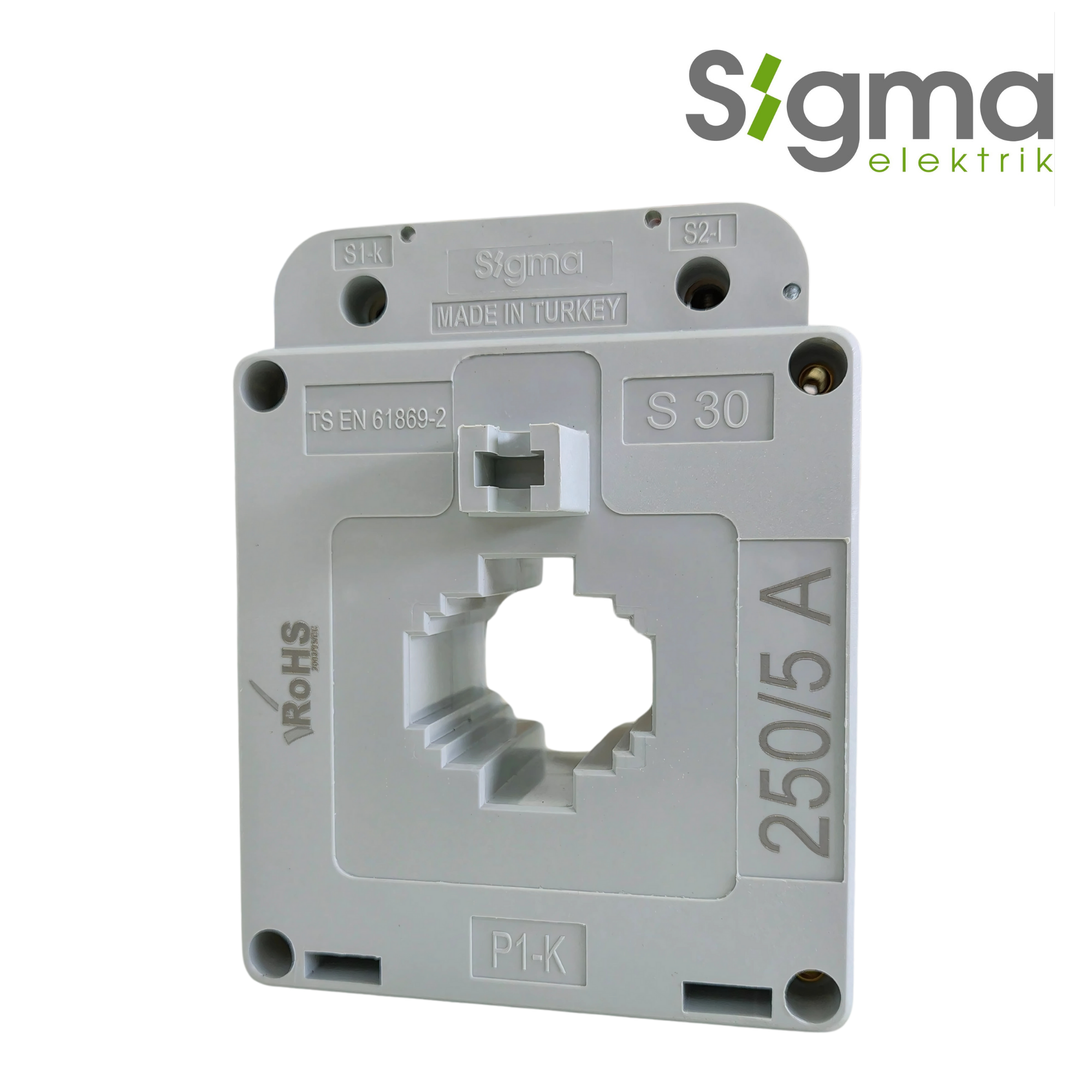 TRANSFORMADOR DE CORRIENTE 250/5A CLASE 0.2S│SS3002500205S│SIGMA ELEKTRIK