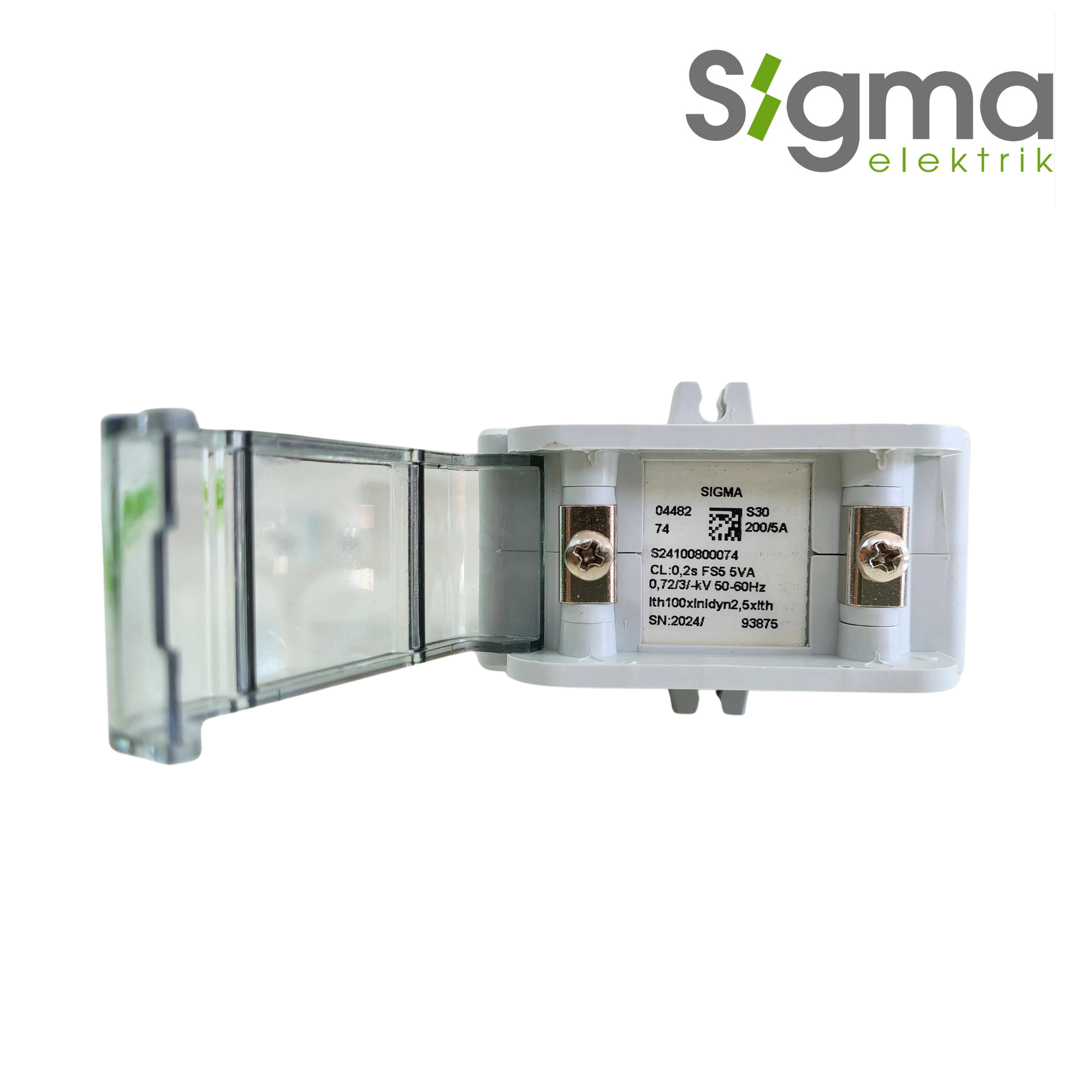 TRANSFORMADOR DE CORRIENTE 200/5A CLASE 0.2S│SS3002000205S│SIGMA ELEKTRIK
