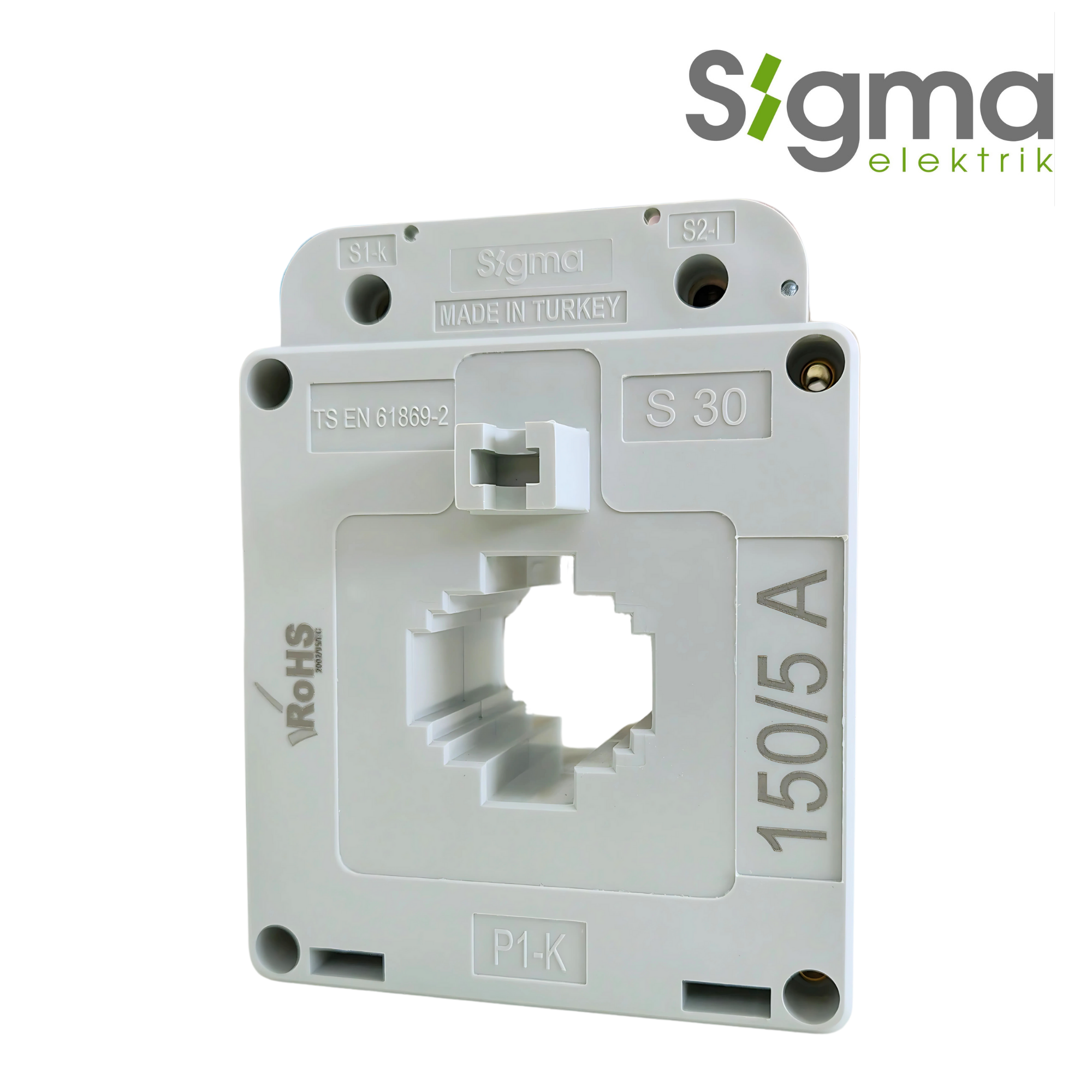 TRANSFORMADOR DE CORRIENTE 150/5A CLASE 0.2S│SS3001500205S│SIGMA ELEKTRIK