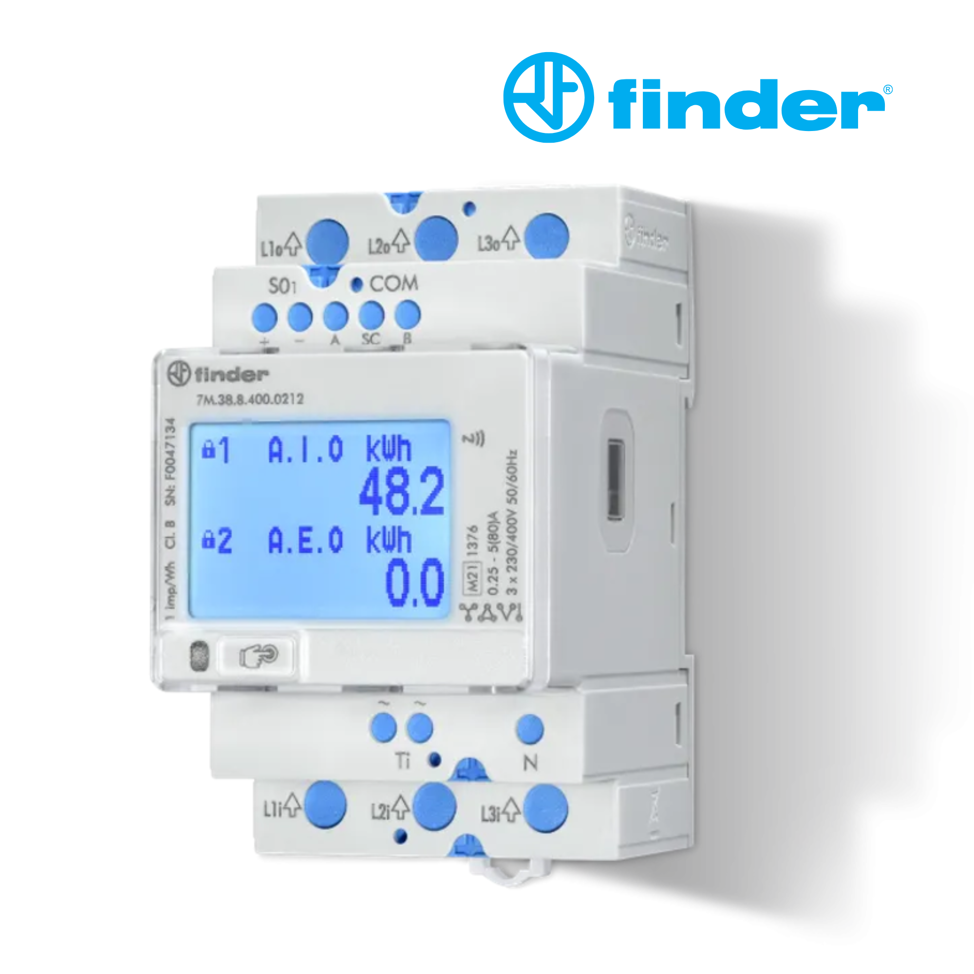 CONTADOR DE ENERGIA TRIFASICO│SERIE 7M.38
