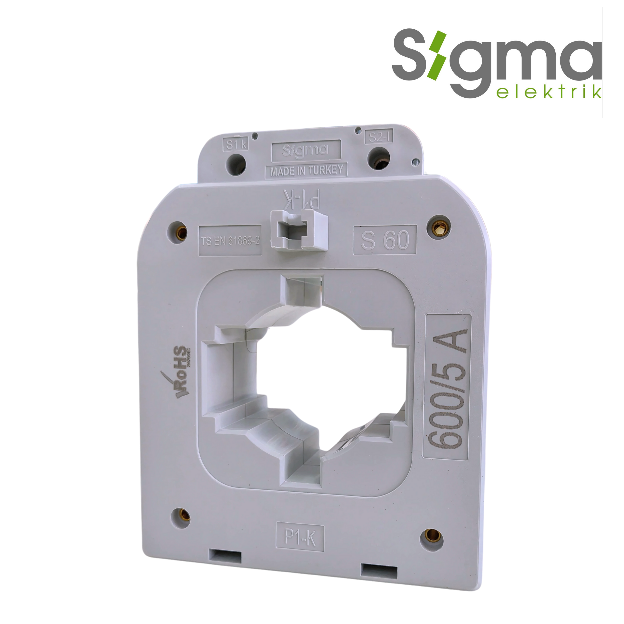 TRANSFORMADOR DE CORRIENTE 600/5A CLASE 0.5│SS6006000505│SIGMA ELEKTRIK