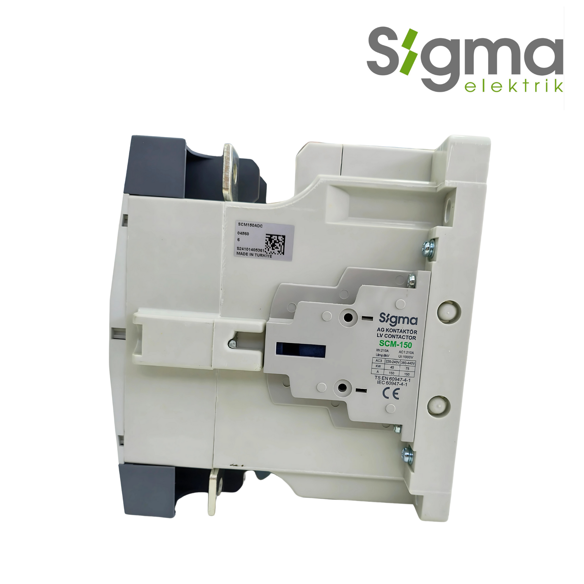 CONTACTOR TRIFÁSICO 150A │ SCM-150 │ SIGMA ELEKTRIK