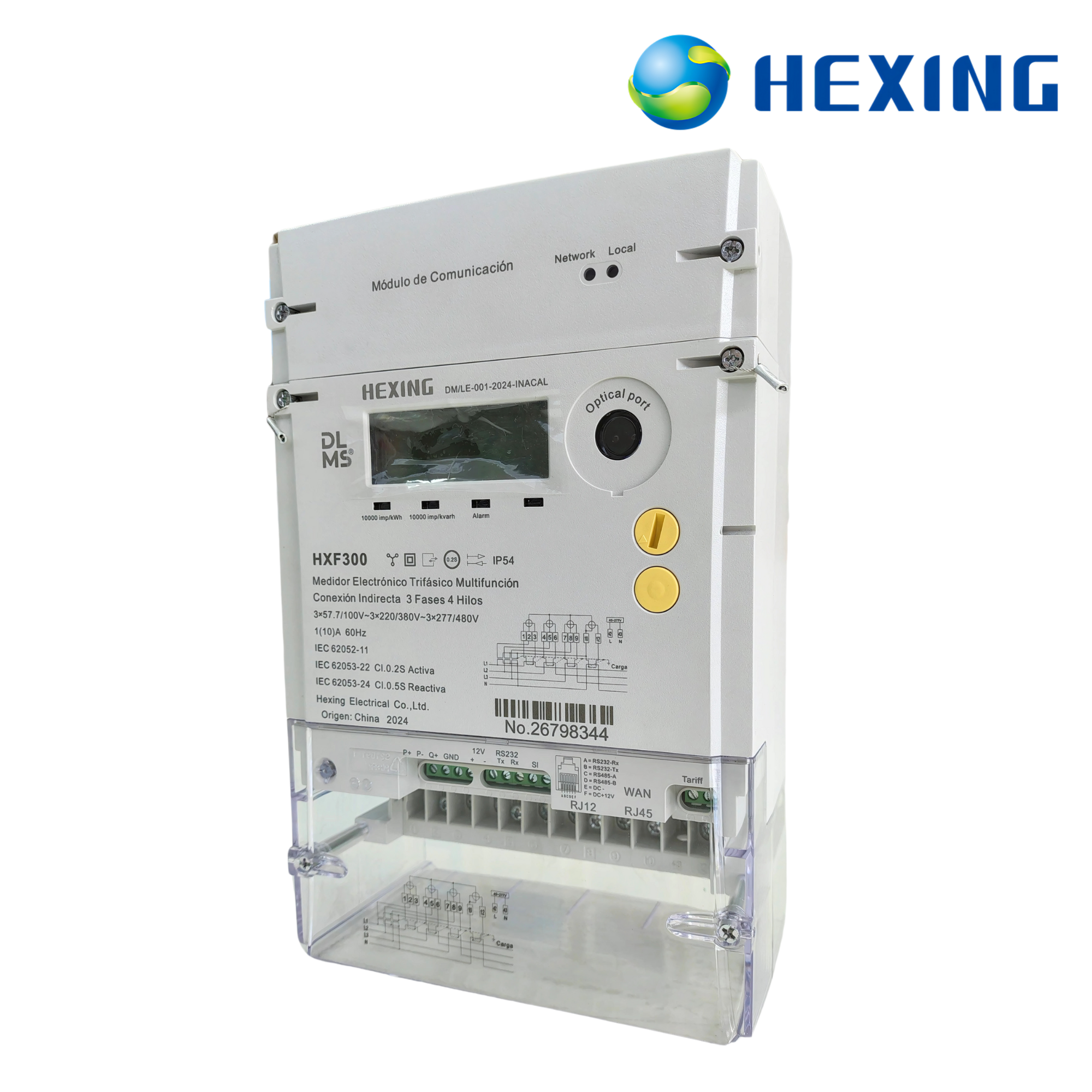 MEDIDOR TRIFASICO MULTIFUNCION│HXF300