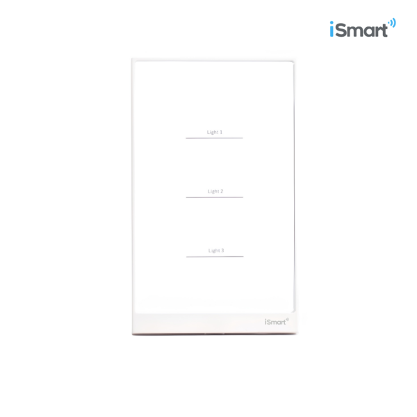 SWITCH PANEL BLANCO 3 TOQUES│SPB3│ISMART