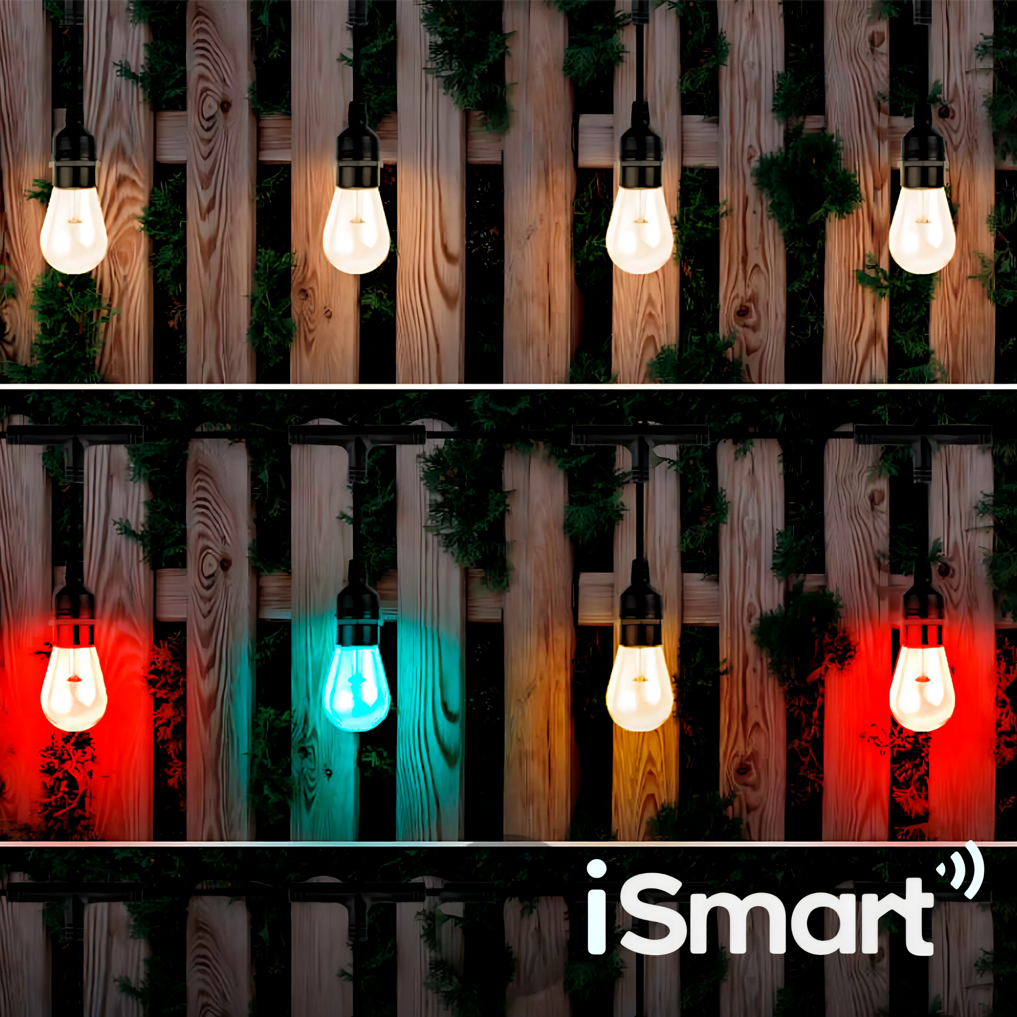 TIRA DE GUIRNALDAS INTELIGENTES PARA EXTERIOR RGB│LSB│ISMART