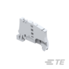 TOPE PARA BORNES FIJACION SIN TORNILLO GRIS│BAZ1│ENTRELEC