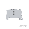 TOPE PARA BORNES FIJACION SIN TORNILLO GRIS│BAZ1│ENTRELEC