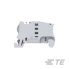 TOPE PARA BORNES FIJACION SIN TORNILLO GRIS│BAZ1│ENTRELEC