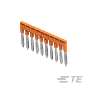PUENTES TIPO PEINE, PASO 6 MM DE 10 POLOS, NARANJA│JB6-10│ENTRELEC