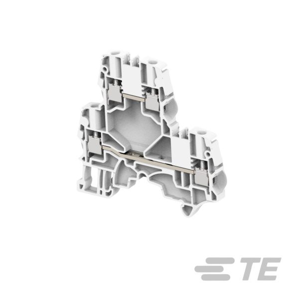 BORNERA DE PASO 5.2MM 2 PISOS GRIS│ZS4-D2│ENTRELEC