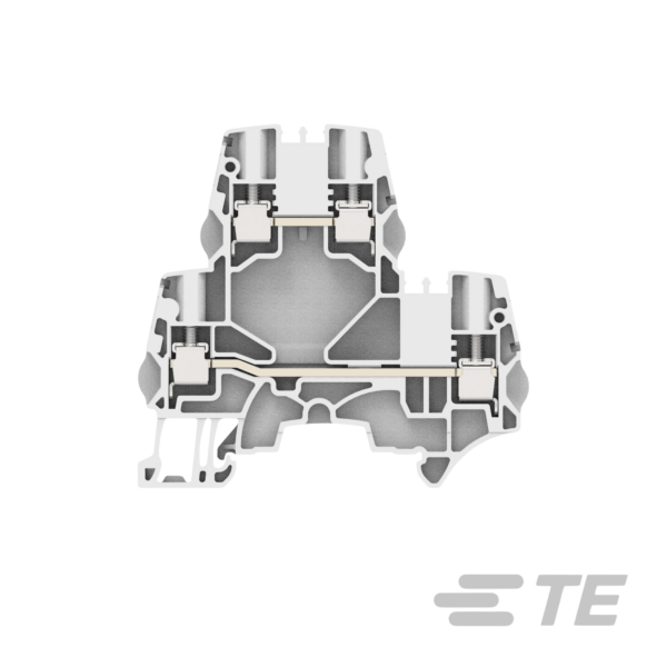 BORNERA DE PASO 5.2MM 2 PISOS GRIS│ZS4-D2│ENTRELEC