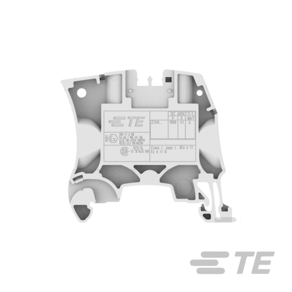 BORNERA DE PASO 6MM 1 PISO GRIS│ZS6│ENTRELEC