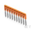PUENTES TIPO PEINE, PASO 6 MM DE 10 POLOS, NARANJA│JB6-10│ENTRELEC
