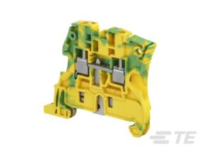 BORNERA DE TIERRA 4MM VERDE Y AMARILLO│ZS4-PE│ENTRELEC