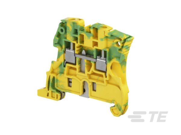 BORNERA DE TIERRA 4MM VERDE Y AMARILLO│ZS4-PE│ENTRELEC