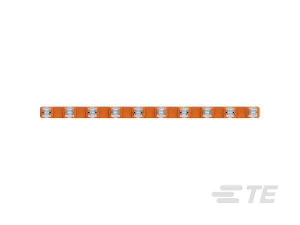 PUENTES TIPO PEINE, PASO 5.2 MM DE 10 POLOS, NARANJA│JB5-10│ENTRELEC