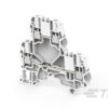 BORNERA DE PASO 5.2MM 2 PISOS GRIS│ZS4-D2│ENTRELEC