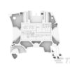 BORNERA DE PASO 4MM 1 PISO GRIS│ZS4│ENTRELEC