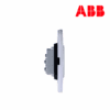 TOMACORRIENTE DUPLEX EUROAMERICANO CON TIERRA 2P+E│N0538.2 BL│LÍNEA ORIGEN│ABB