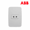 TOMACORRIENTE SIMPLE 1(1M)(ESTÁNDAR EUROAMERICANO) 2P│N0535 BL│LÍNEA ORIGEN│ABB
