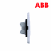 TOMACORRIENTE SIMPLE 1(1M)(ESTÁNDAR EUROAMERICANO) 2P│N0535 BL│LÍNEA ORIGEN│ABB