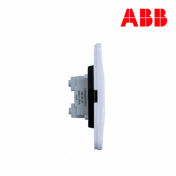 TOMACORRIENTE SIMPLE 1(1M)(ESTÁNDAR EUROAMERICANO) 2P│N0535 BL│LÍNEA ORIGEN│ABB