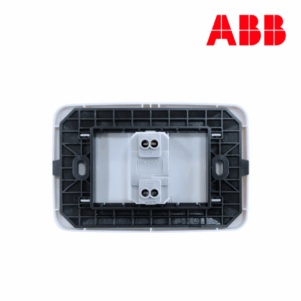 TOMACORRIENTE SIMPLE 1(1M)(ESTÁNDAR EUROAMERICANO) 2P│N0535 BL│LÍNEA ORIGEN│ABB