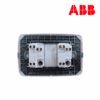 INTERRUPTOR CONMUTADO DOBLE 16 AX, 1+1M│N0502.2 BL│LÍNEA ORIGEN│ABB
