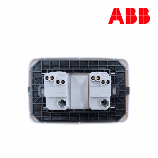 INTERRUPTOR DOBLE 16 AX, 1+1M│N0501.2 BL│LÍNEA ORIGEN│ABB