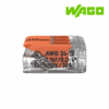 BORNE DE CONEXION TIPO PALANCA, 3 VIAS, 4MM², 32A, 450V│221-413│WAGO