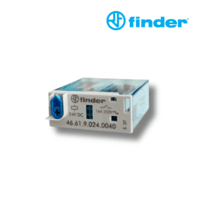 RELÉ INDUSTRIAL MINIATURA DE 5 PINES 1CC 16A 24V DC│46.61.9.024.0040│FINDER