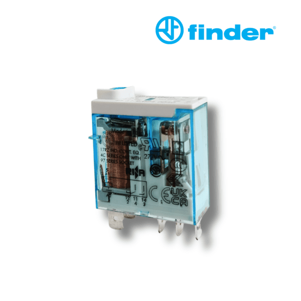 RELÉ INDUSTRIAL MINIATURA DE 5 PINES 1CC 16A 24V DC│46.61.9.024.0040│FINDER