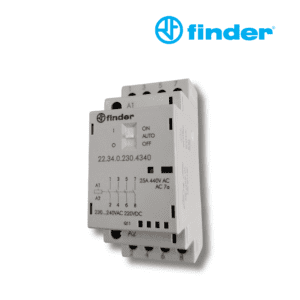 CONTACTOR MODULAR 230V AC/DC 4NA 25A│22.34.0.230.4340│FINDER