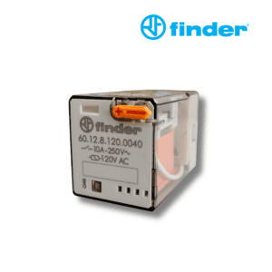 RELÉ INDUSTRIAL DE 8 PINES 120V AC 2CC 10A │60.12.8.120.0040│FINDER
