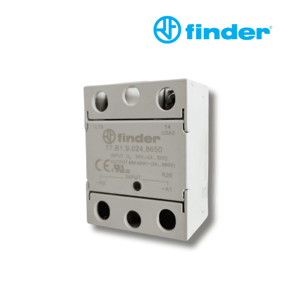 RELÉ DE ESTADO SÓLIDO (SSR) 40A 24-660V AC│77.B1.9.024.8650│FINDER