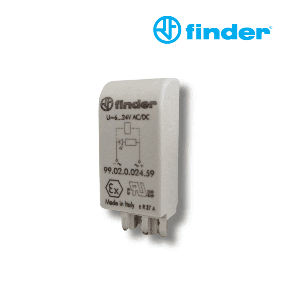 MODULO DE SEÑALIZACION Y PROTECCION LED 6-24V AC/DC│99.02.0.024.59│FINDER