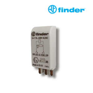 MODULO DE SEÑALIZACION Y PROTECCION LED 110-240V AC/DC│99.02.0.230.59│FINDER