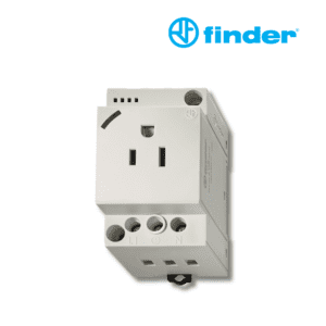 TOMACORRIENTE NAM TIPO B CON INDICADOR LED 125VAC 15A GRIS│7U.02.8.120.0010│FINDER