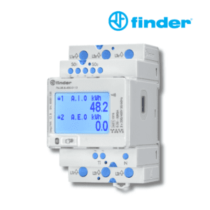 CONTADOR DE ENERGÍA MULTIFUNCIÓN TRIFÁSICO 230/400V 80A│7M.38.8.400.0212│FINDER
