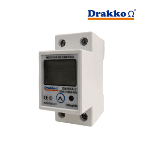 CONTADOR DE ENERGIA MONOFASICO 230VAC 80A│DM50SA-C│DRAKKO