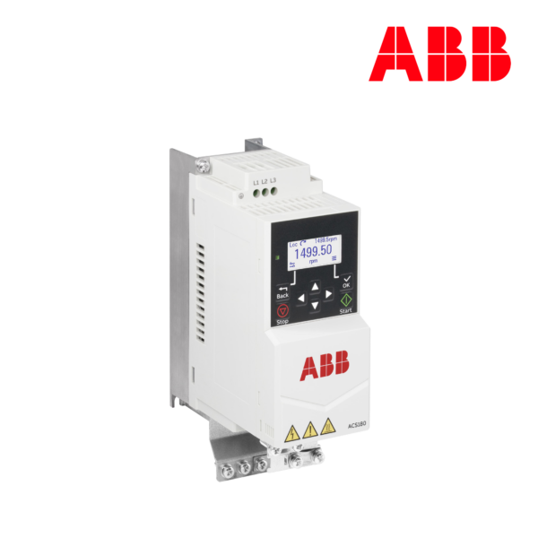VARIADOR DE VELOCIDAD MONOFÁSICO ACS180 0.37kW 230V IP20│ACS180-04S-02A4-1│ABB
