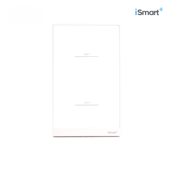 SWITCH PANEL BLANCO 2 TOQUES│SPB2│ISMART