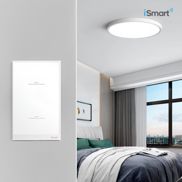 SWITCH PANEL BLANCO 2 TOQUES│SPB2│ISMART
