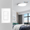 INTERRUPTOR BOTON 2 TOQUES BLANCO│SIB2│ISMART
