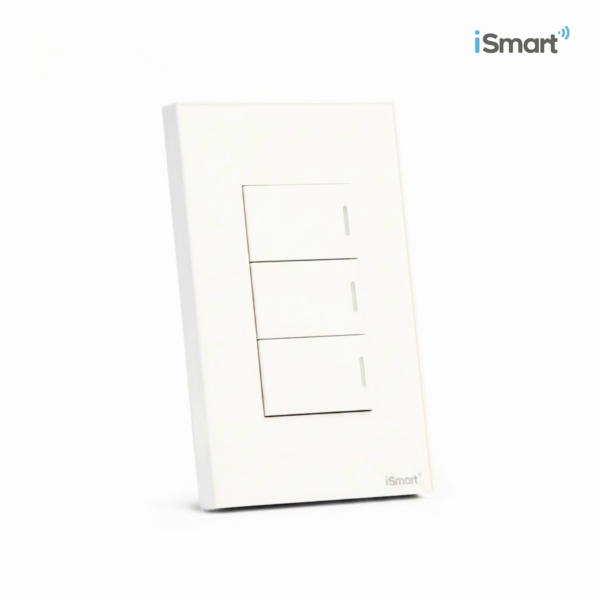 INTERRUPTOR BOTON 3 TOQUES BLANCO│SIB3│ISMART